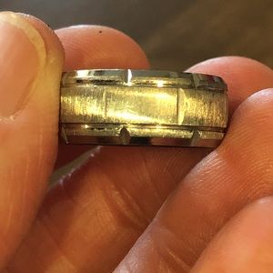Titanium wedding band